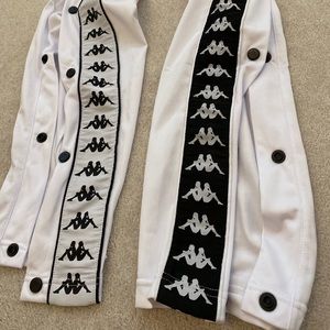 Kappa snap side track pants